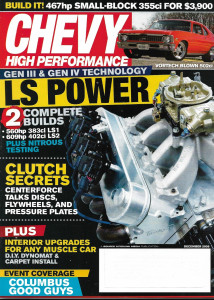 CHEVY HIGH PERFORMANCE 2008 DEC - LS POWER, CLUTCHES, INTERIORS, 2 BUILDS, NOS
